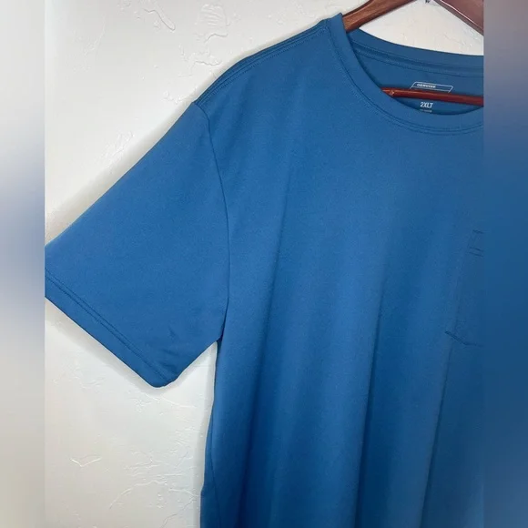 Dickies Classic Blue Short Sleeve Tee Men’s 2XL Tall - Picture 3 of 6